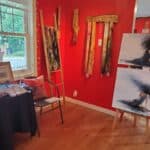 Foulards-housses & colliers. tableaux Isabelle T