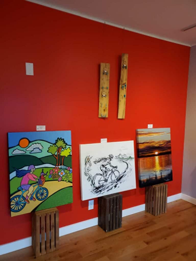 Tableaux Cyclo-bière & colliers Mavra